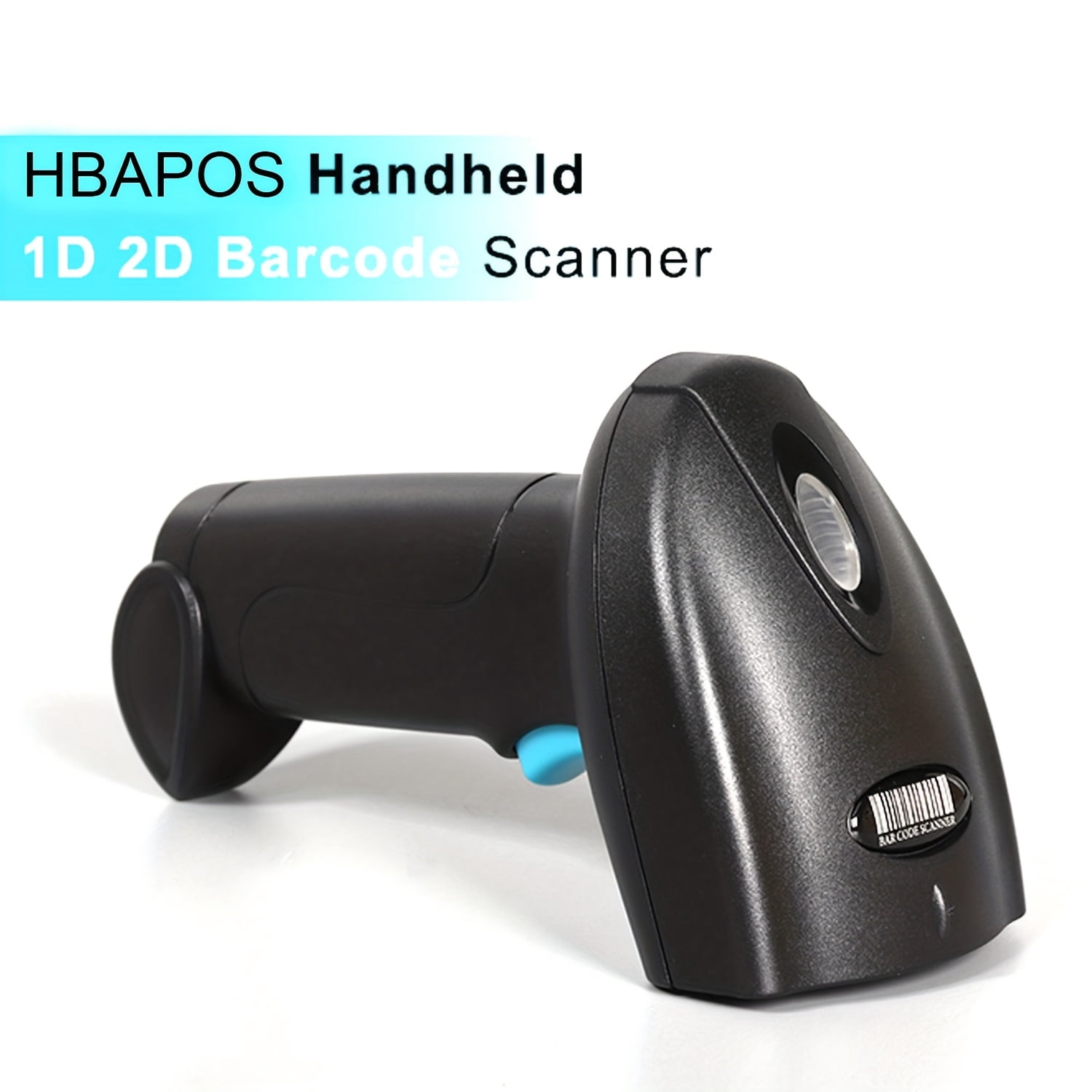 1D 2D Barcode Scanner Wired/ Wireless QR Code Reader for POS System, Cordless Scanner for Warehouse Inventory Shop
