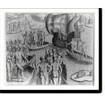 thumbnail image 2 of Historic Framed Print, A ship arrives from Brickioka looking for Johannes Staden, the prisoner, 17-7/8" x 21-7/8", 2 of 9