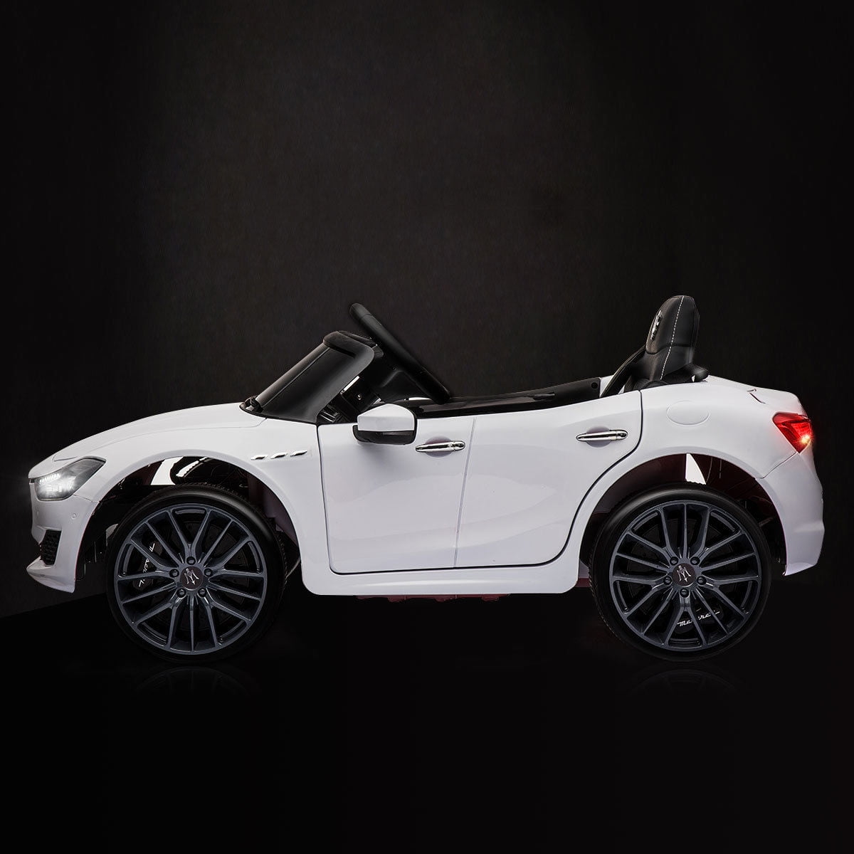 CIPACHO 12V Kids Ride On Car with Remote Control, Rechargeable Electric Vehicle Cars for Boys Girls, White