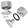 thumbnail image 2 of 10.4Mm Welding Hood Pipeliner Helmet Fasteners Aluminum Helmet Pipeliner Parts Silver, 2 of 5