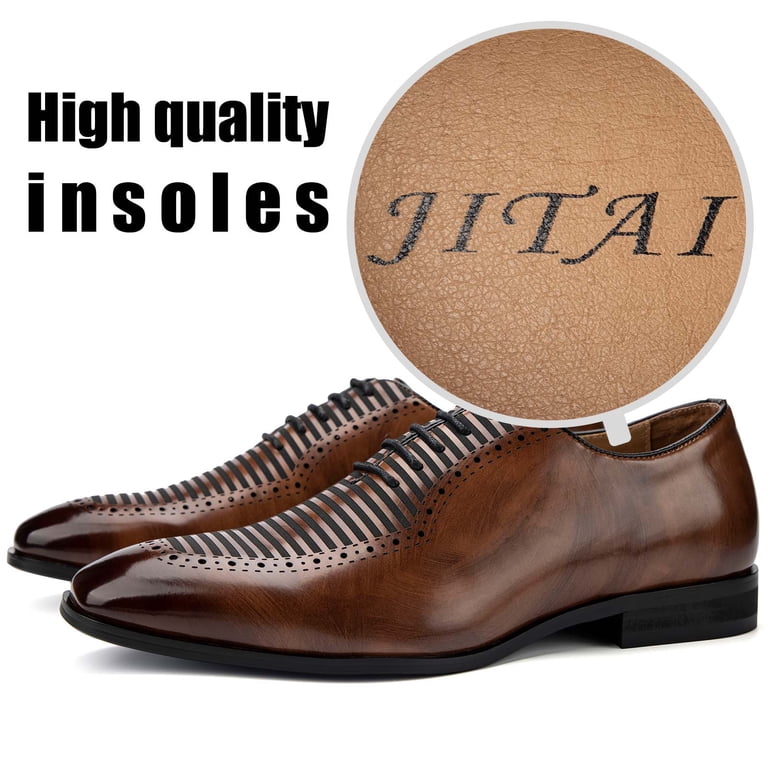 JITAI sz 9 men’s Oxford dress shoes NEW with out tags never worn JITAI Mens Oxford Shoes Casual Dress Shoes for Men  main image 4