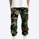 thumbnail image 4 of Pantalones de trabajo de camuflaje para hombre, cintura elástica, rectos, con cordón y bolsillo, 4 of 7