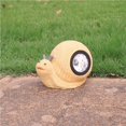 thumbnail image 4 of Cute Simulation Snail Led Luz Solar Ip65 Impermeable Jardín Al Aire Libre Paisaje Reflector Novela Beige Resina Lámpara De Energía Solar Para Patio Césped Vogacara HA013302-00, 4 of 6