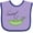 Lavender and Purple, variant on Inktastic Sweet Pea Girls Baby Bib