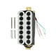 thumbnail image 4 of Pastilla de guitarra eléctrica de doble bobina precableada Humbucker de bajo ruido y alta salida para Cuello Blanco, 4 of 9