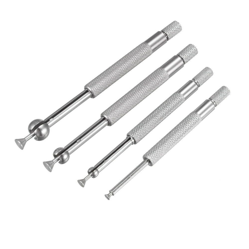 Hole Gauge Set 1/8" 1/2" Small Telescoping Fullball Ball Gages 4 Pcs