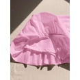 thumbnail image 7 of Pink Ruffle Layered Mini Skirt For Women Casual Summer Wear, 7 of 7
