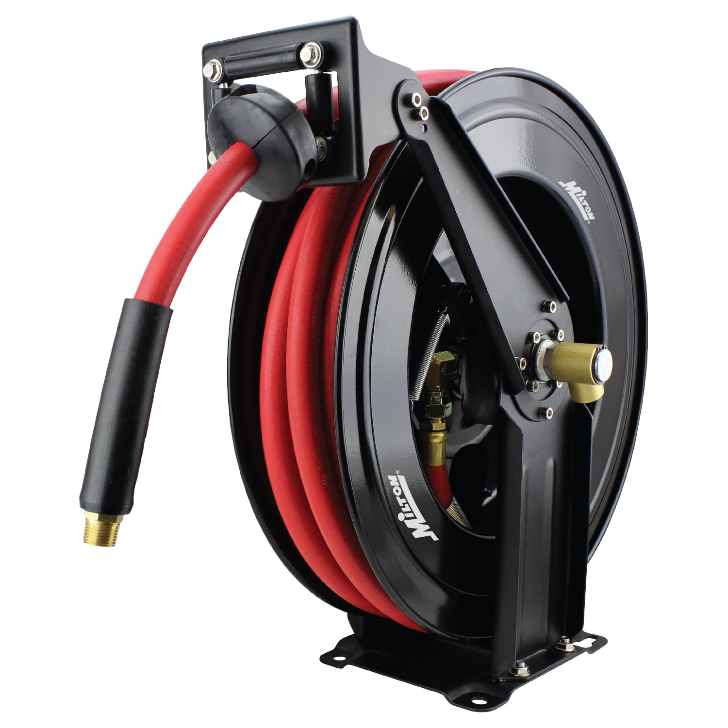Steel Dual Arm 1/2 in. x 50 ft. AutoRetractable Hose Reel