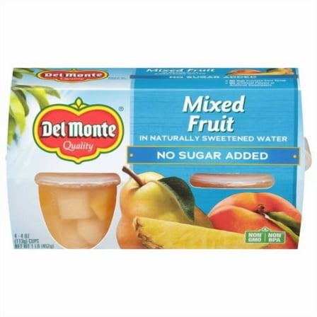 Del Monte No Sugar Added Mixed Fruit Cups