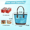 thumbnail image 3 of Tirrinia Insulated Large Cooler Lunch Bag with Shoulder Strap, Waterproof, 3 of 8