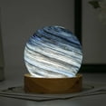 thumbnail image 3 of POINTERTECK Moon Night Light For Kids Unique 3d Planet Lamp Usb Rechargeable 3-Colors Sunset Models Gift, 3 of 13