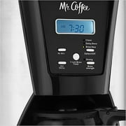 Mr. Coffee BVMCMJX41NWF 12-Cup Pot Programmable Coffee Maker, Black/Silver
