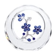 thumbnail image 1 of Figura de flores de ciruelo BLESIY decoración del hogar moderna azul 9 cm x 9 cm, 1 of 8
