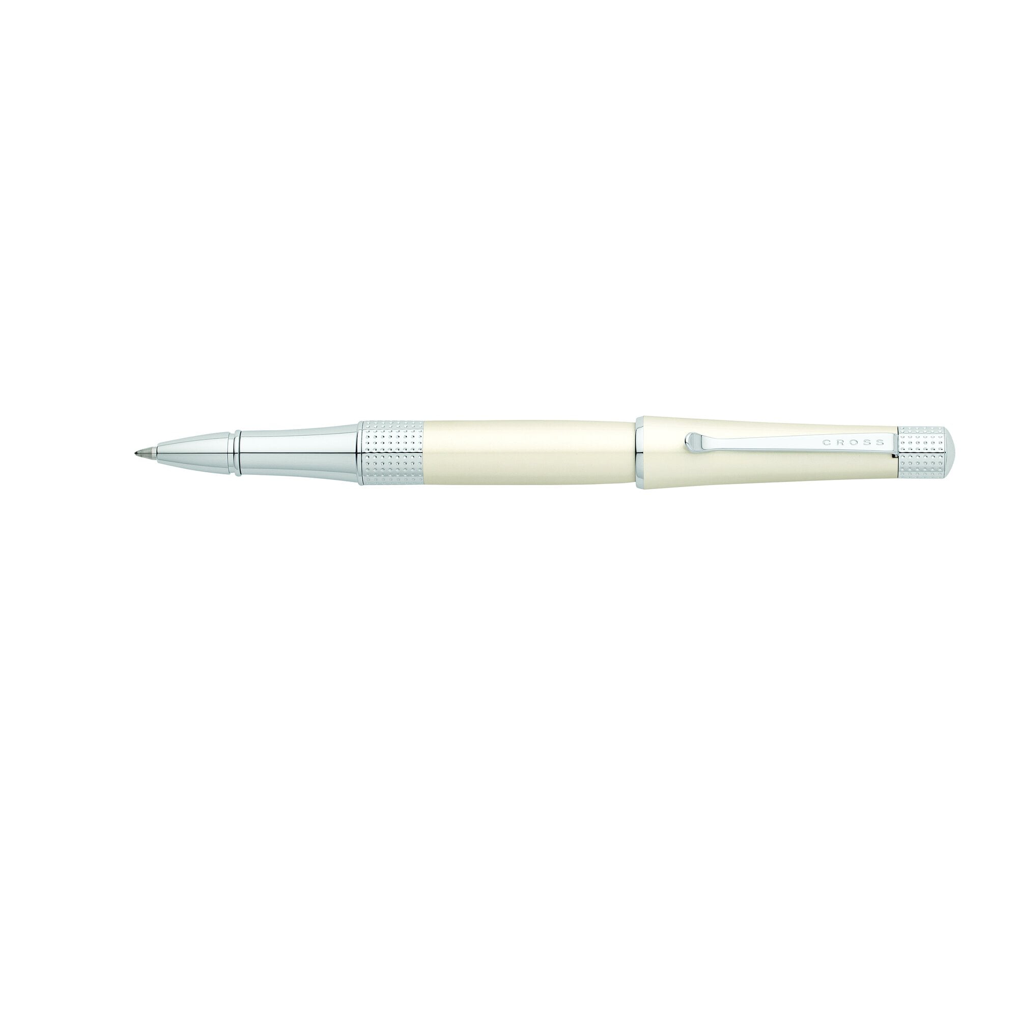 Pearlescent White Lacquer NEW in box Cross Beverly Rollerball Pen Pearlescent White Lacquer NEW in box Cross Beverly Rollerball Pen