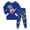 A132-Blue, variant on Hessimy Toddler Boys Girls Spring 2Pcs Solid Long Sleeve Sweatshirt Tops Soft Casual Pants Sweatsuit, Spring Solid Sweat,3M-12T(Grey,3-4 Years)
