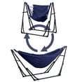 thumbnail image 5 of Ainfox 2 in 1 Hammock and Swing Chair with Stand, 550 lbs Capacity，Blue, 5 of 11