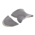 thumbnail image 4 of Paquete de 5 pares de inserciones de acolchado de hombro de esponja perfecl para hombres mujeres abrigos camisas trajes ropa 1 mm, 4 of 7