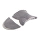 thumbnail image 4 of Par De 5 Hecho Almohadillas Hombro Trajes Moda Hombro Acolchado Artesanía Accesorios Para Hombres Mujeres, Gris, 4 of 7
