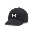 thumbnail image 1 of Gorra Under Armour Blitzing para mujer ajustable en blanco y negro, 1 of 2