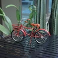 thumbnail image 4 of Vintage Old Bike Miniature Bicycle Model Classic Metal Model for Desktop Bar Home Shelf Office Cafe Mancave Decor Retro Gifts, 4 of 9