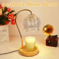 thumbnail image 2 of NONVJJ Candle Warmer Lamp, Timer & Dimmable, Retro Style, Multicolor, Iron, Compatible with Various Candles, 2 of 8