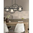 thumbnail image 2 of Justice Design Group Fsn-4370-Opal Cirque 4 Light 40" Wide Pillar Candle Chandelier -, 2 of 2