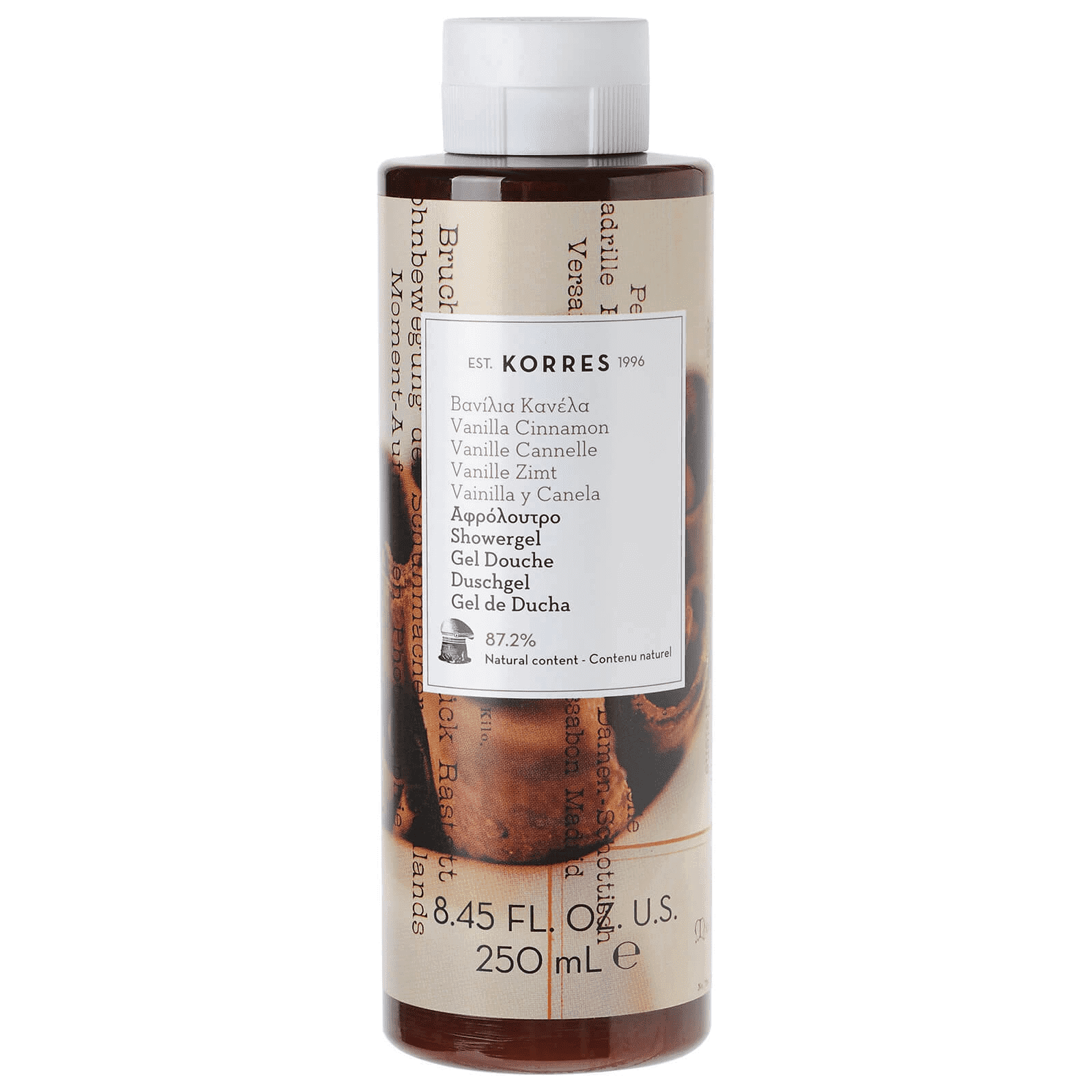 Korres Shower Gel Vanilla / Cinnamon