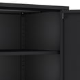 thumbnail image 6 of EGBHDSFT Accent Cabinet in Black - 2-Door Storage Cabinet, Metal, 23.6"H x 15.7"D x 24"W, 6 of 10