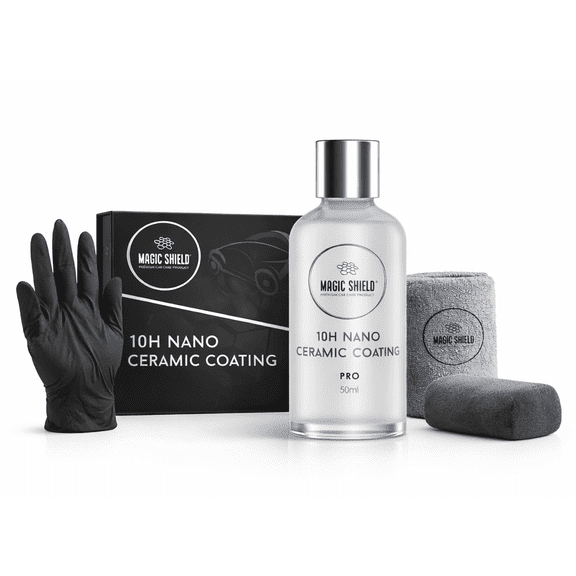 Magic Shield Ceramic Coating PRO 50ml for Cars - Nano Crystal Paint Sealant