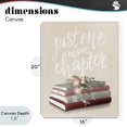 thumbnail image 4 of Stupell Industries French Country One More Chapter on Beige Canvas Art, 16 x 20, by House Fenway, 4 of 8