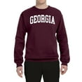 thumbnail image 2 of Wild Bobby State of Georgia College Style Unisex Crewneck Sweatshirt, 2 of 6