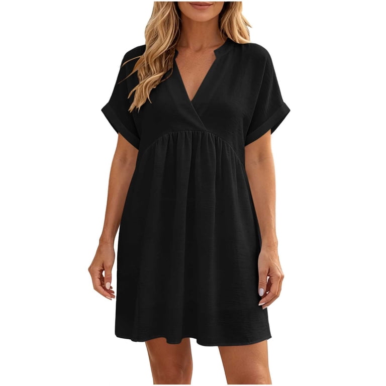 loose fitting little black dress Velvi - Lucia Sheer Sleeve Ruched Mini - The Luisa Dress slips on in a pullover style without the need for a zipper or fasteners and the ultra soft rayon/lycra fabric is machine washable The Lbd Mini Dress -