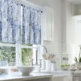 thumbnail image 2 of LALILO Kitchen Curtains and Valances Set of 3 36" Tie Dye Window Treatment Tiers for Window Decor, 2 of 5