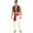 Red, variant on vastwit Men's Adult Arabian Prince Street Rat Outfits Open Front Cardigan with Pants Gold 3XL