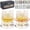 #G, variant on 2PACK Spinning Drinking Glass Cup Crystal Hand-Painted Embossed Rotating Whiskey Glasses Set Unique Luxury 360° Old Fashioned Wine Bourbon Tumbler with Colorful Relief Cocktail Rocks Men Bar