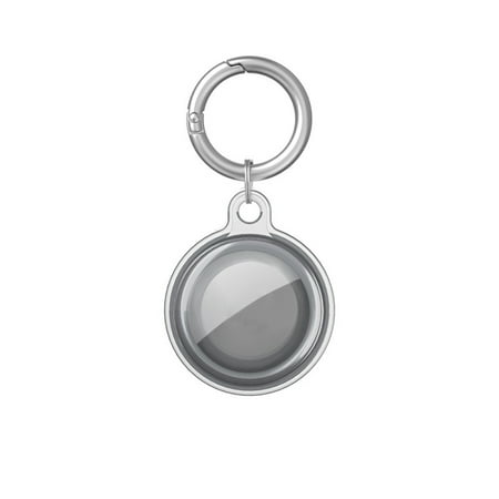 

Suitable for Airtags Locator Protective Soft Plastic Sleeve Metal Ring Buckle