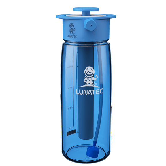 LUNATEC 750ml Hydration Spray Water Bottle. Personal mister, portable shower, hydration and more.