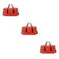 thumbnail image 4 of Youkk Sac de Voyage en Tissu Grande Capacité pour Femmes - et Sacs de Voyage Élégants, Résistants aux Rayures, Rouge, 3 Pcs, 4 of 6