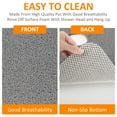 thumbnail image 4 of Non Slip Bathtub Mat, Anti Slip Shower Mat,PVC Loofah Shower Mat - 24x24 Inches, Quick-Drying Textured Bathroom Mat without Suction Cups - Grey, 4 of 7