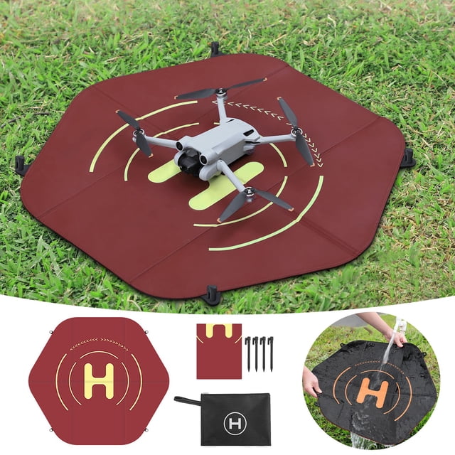 Landing Pad For Enhanced Stability Accessories Durable EVA Material For Multiple Models Easy To Carry & Set Up Beginner without Camera Quad Air with Camera Portable Camera Go Pro Handle Selfie 4k Mini