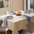 thumbnail image 3 of HEIRLOOM COMFORT Multi Color Cloth Napkins Set of 12, 16x16 Inch, 100% Cotton, Honeycomb Weave, Reusable Napkins for Dinner, Parties, Events, Everyday Use, Soft & Absorbent - Beige, Indigo Blue, Grey, 3 of 6