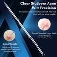 Basics Blackhead Acne Removal Needle Kit 4 Pcs Cleaning Tool Blemish ...