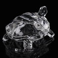 thumbnail image 2 of Estatuilla de tortuga de cristal, estatua de tortuga, escultura de Animal coleccionable, adorno de mesa para dormitorio, regalo de inauguración de la, 2 of 4