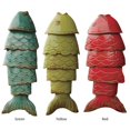 thumbnail image 4 of Carpa de metal con carillón de viento de pez Koi de colores verde + rojo + amarillo Ndcxsfigh Libre de BPA, 4 of 7