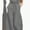 Grey-Sleeveless, variant on Women's Elegant Sleeveless Linen Jumpsuits Casual Wide Leg Jumpsuit Pants Romper