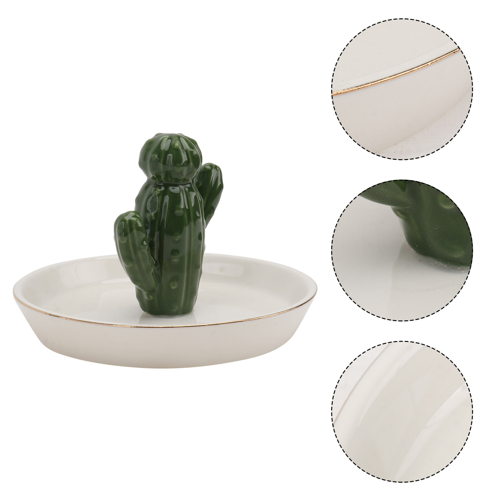Buy Wholesale China Cute Ceramic Cactus Ring Holder Jewelry Holder