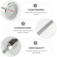 thumbnail image 2 of 1pc Stainless Steel Soil Thermometer Gardening Tool Compost Thermometer, 2 of 5