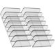 thumbnail image 3 of GOOHOCHY Organizador de tocador transparente de 2 piezas con compartimentos para paletas de sombras de ojos, caja de almacenamiento para el hogar, 3 of 8
