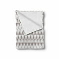 thumbnail image 2 of Geometric Soft Flannel Fleece Throw Blanket, Aztec Style Repetitive Triangles in Gentle Pastel Tones, Cozy Plush for Indoor and Outdoor Use, 50" x 70", Mauve Taupe Pale Mauve, by Ambesonne, 2 of 6