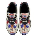 thumbnail image 2 of Patriotic Ice Cream 4th Of July Sweet Land of liberty Shoes Sneakers Black Size 8.5, 2 of 7